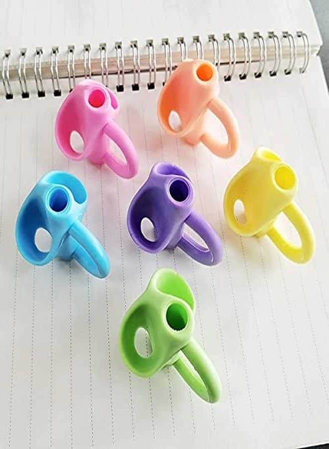 Newvent Silicone Children Pencil Writing Aid Gripper Set | Two Finger Posture correction Tool With Non-Slip Grip (Pack Of 4) - Image 5